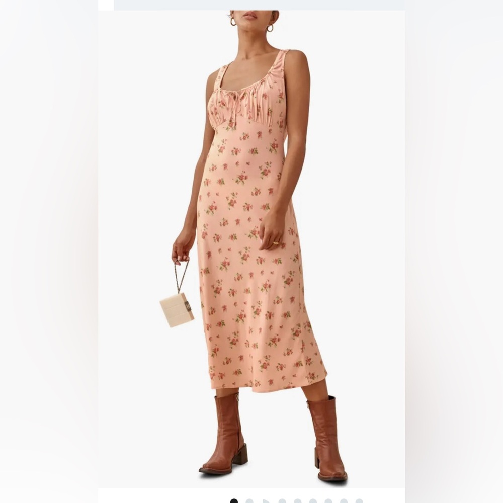 Reformation Lauryl dress in floral pattern